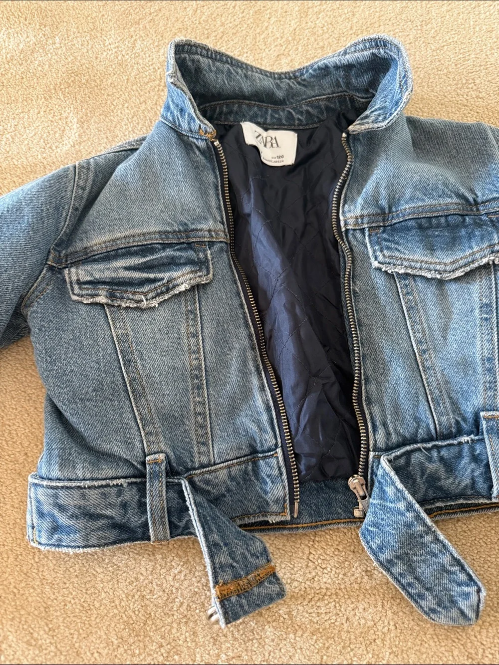 Zara pockets jacket quilted